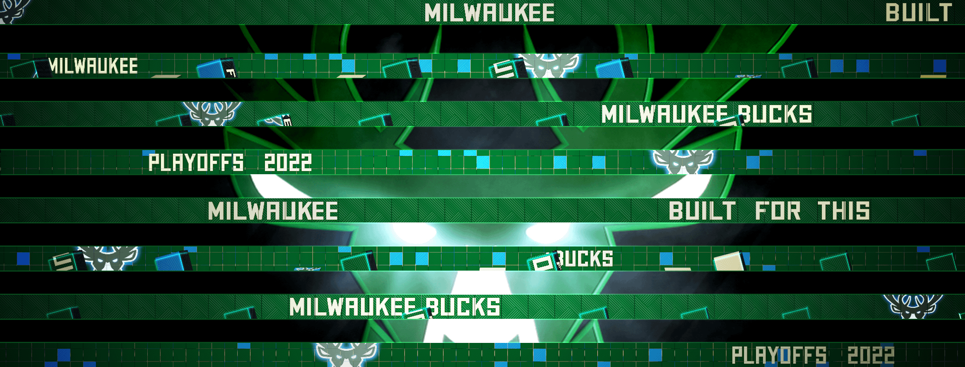 Milwaukee Bucks (NBA): Stadium Graphics Package.
